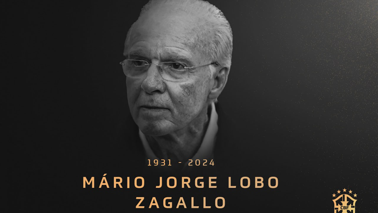 zagallo morte morreu 2024