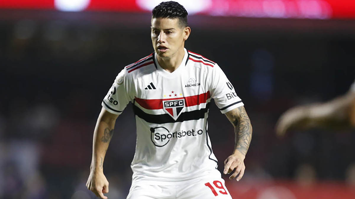 James Rodríguez fora do São Paulo