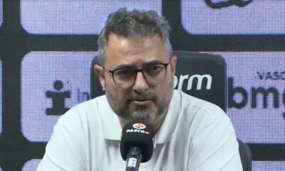 Alexandre Mattos, diretor de futebol do Vasco, desabafa sobre reforços e dispara contra 777