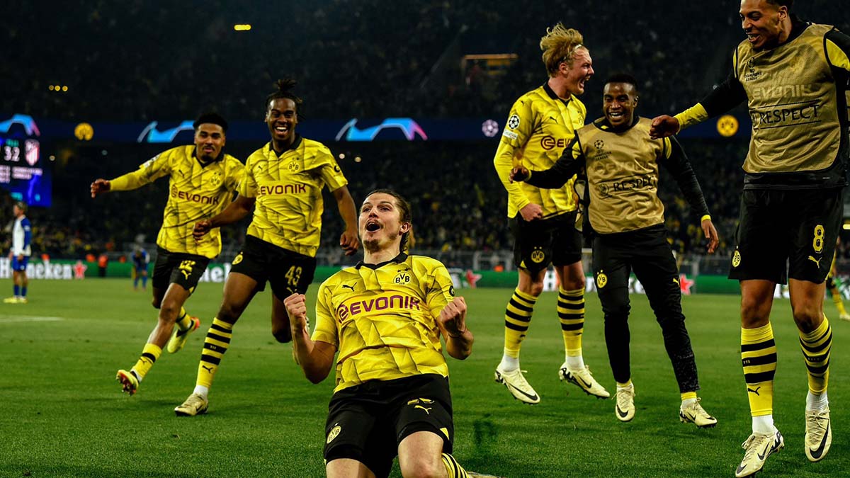 Borussia Dortmund 4 x 2 Atlético de Madrid Liga dos Campeões melhores momentos