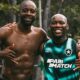 O volante Patrick de Paula do Botafogo contou com a companhia de Jean Mateta, centroavante do Crystal Palace, durante o treino. Entenda!